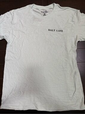 Salt Life Men's Short Sleeve Tee in Pale Mint with Black Logo